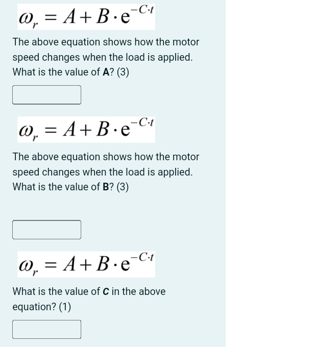 Solved The Specitications Of A PMDC Motor Are Given In The | Chegg.com