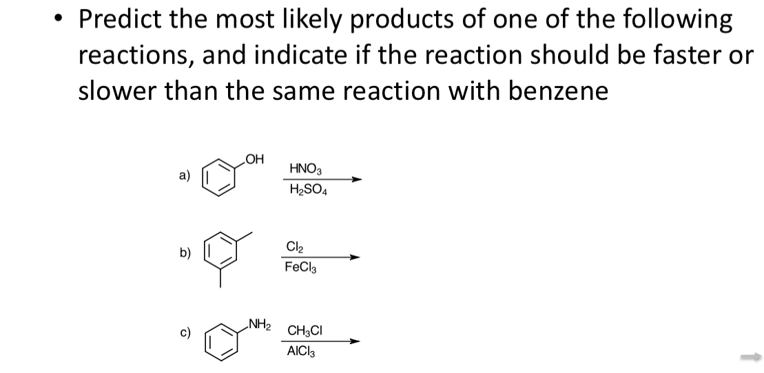 Solved Predict the most likely products of one of the | Chegg.com