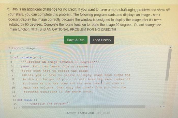 Solved 5. This is an additional challenge for no credit. If | Chegg.com