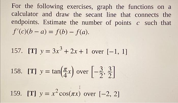 Solved For the following exercises, graph the functions on a | Chegg.com