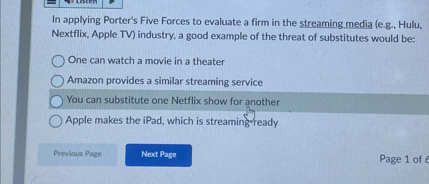 Solved In applying Porter's Five Forces to evaluate a firm | Chegg.com