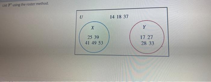 solved-list-y-using-the-roster-method-chegg