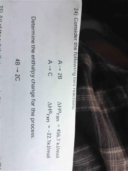 Solved Consider the following two reaction: A rightarrow 2B | Chegg.com