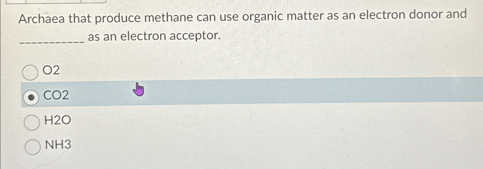Archaea that produce methane can use organic matter