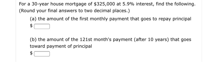 325 000 mortgage payment