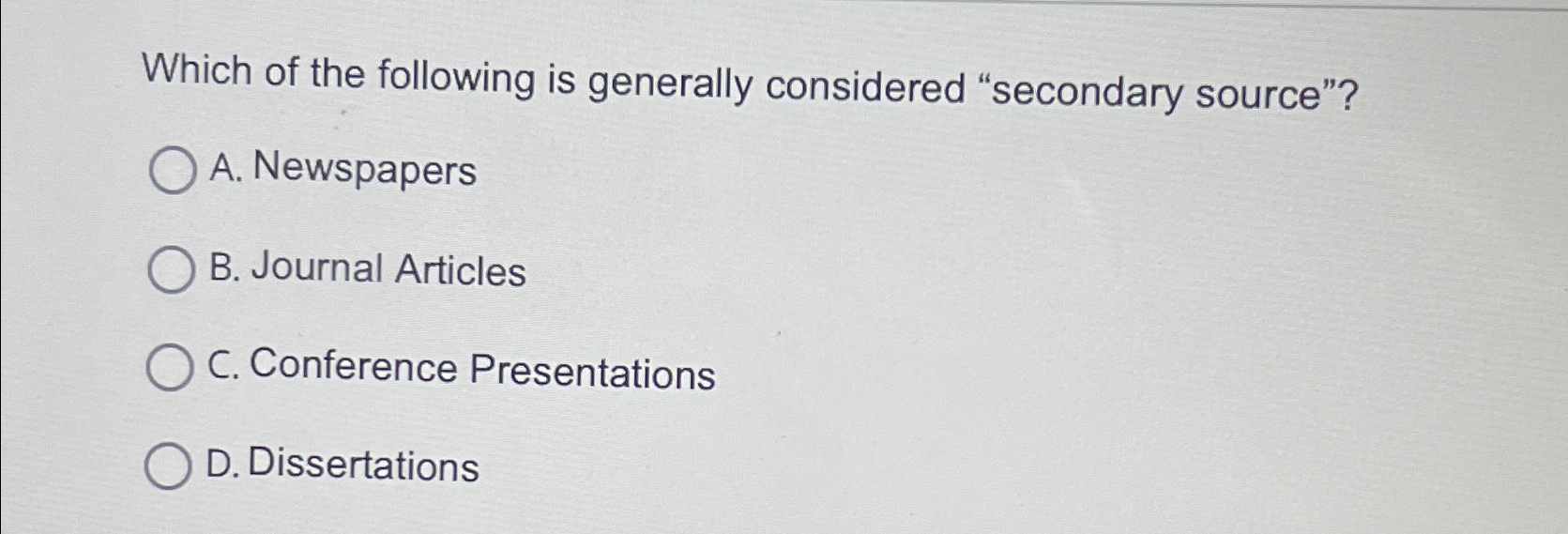 Solved Which of the following is generally considered | Chegg.com