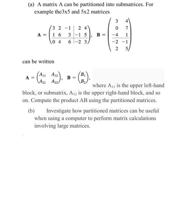 Solved Do These Questions (a) And (b) By MATLAB Not By Hand | Chegg.com