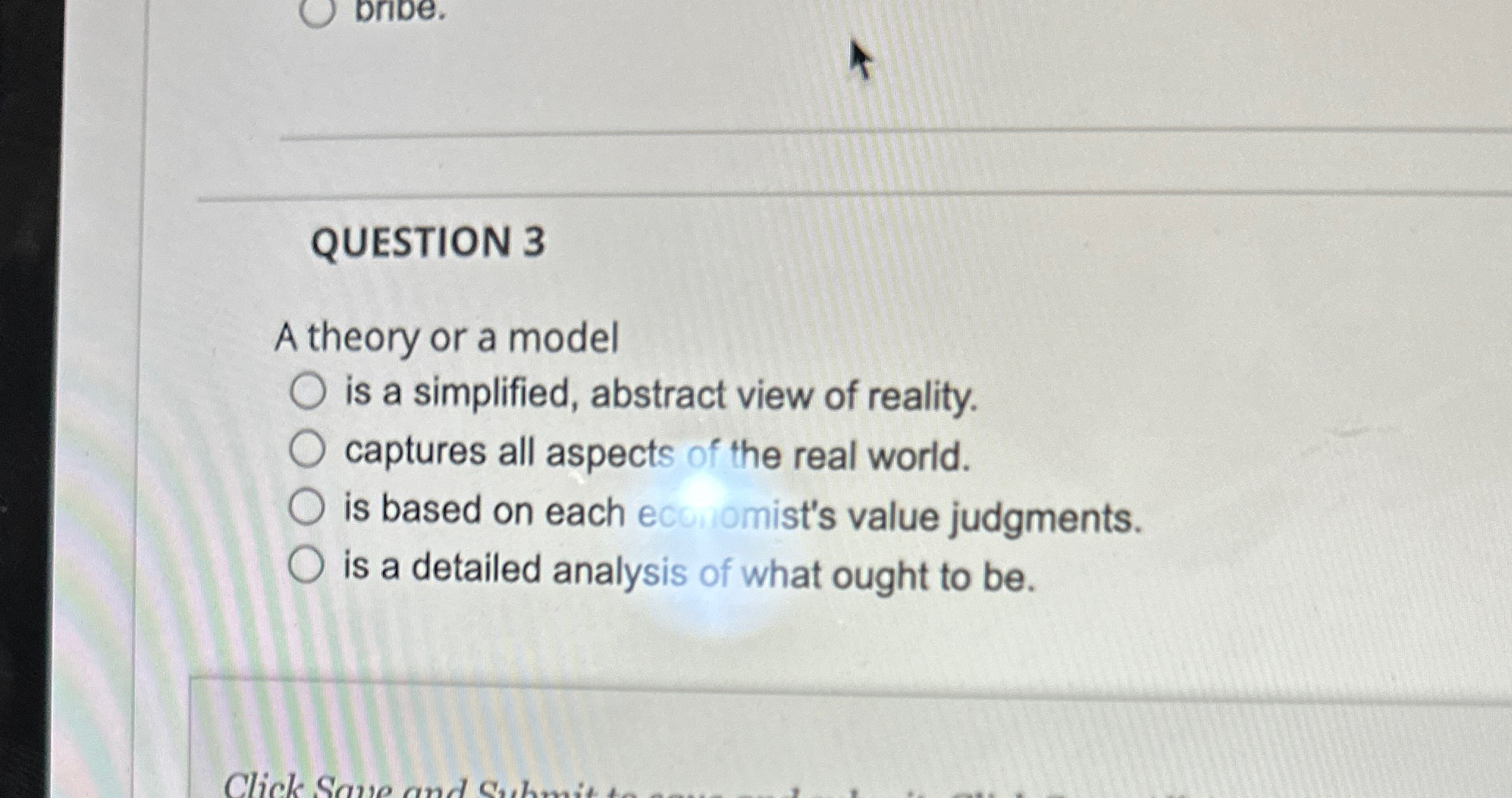 Solved QUESTION 3A theory or a modelis a simplified, | Chegg.com