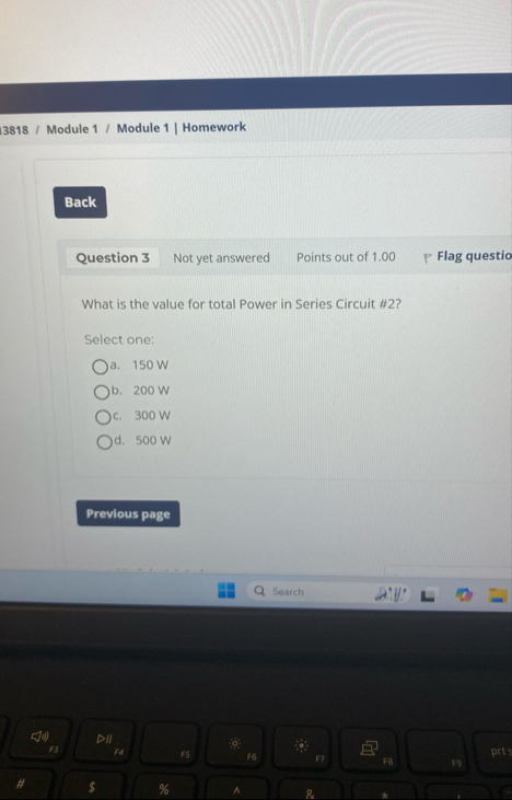Solved 13818 / ﻿Module 1 / ﻿Module 1 | ﻿Homework Not yet | Chegg.com