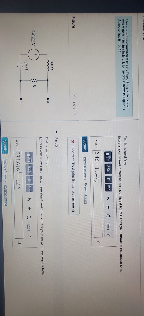 Solved Use source transformations to find the Thevenin | Chegg.com