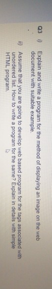 Solved Q3 ) Explain and write a program for the method of | Chegg.com