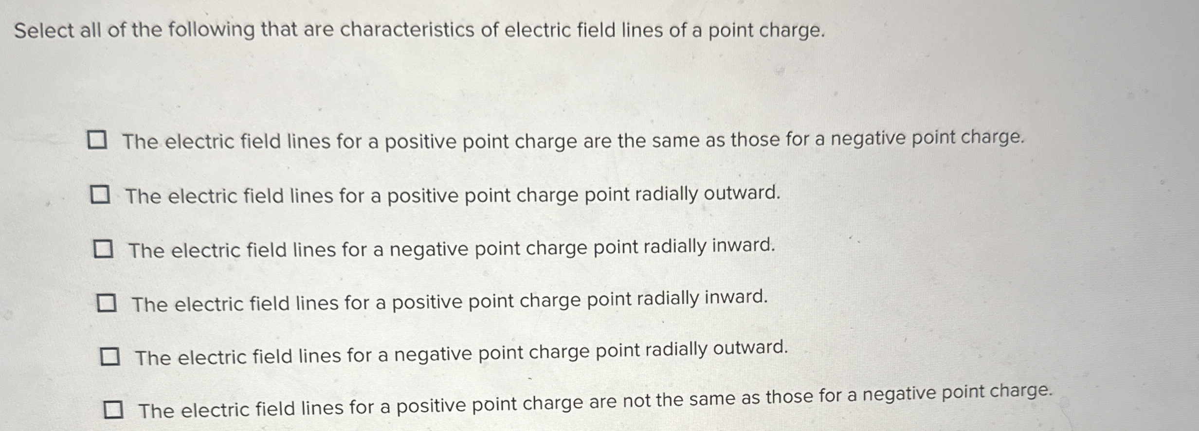 Solved Select all of the following that are characteristics | Chegg.com