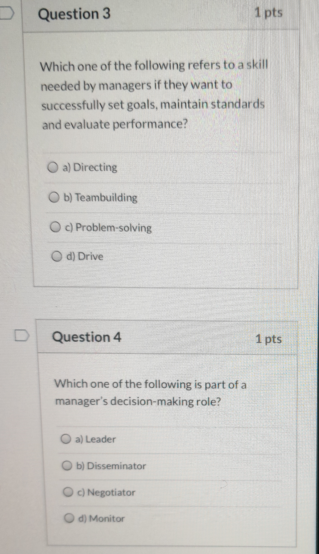 Solved Question 31 ﻿ptsWhich one of the following refers to | Chegg.com
