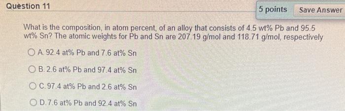 Solved Question 11 5 points Save Answer What is the | Chegg.com