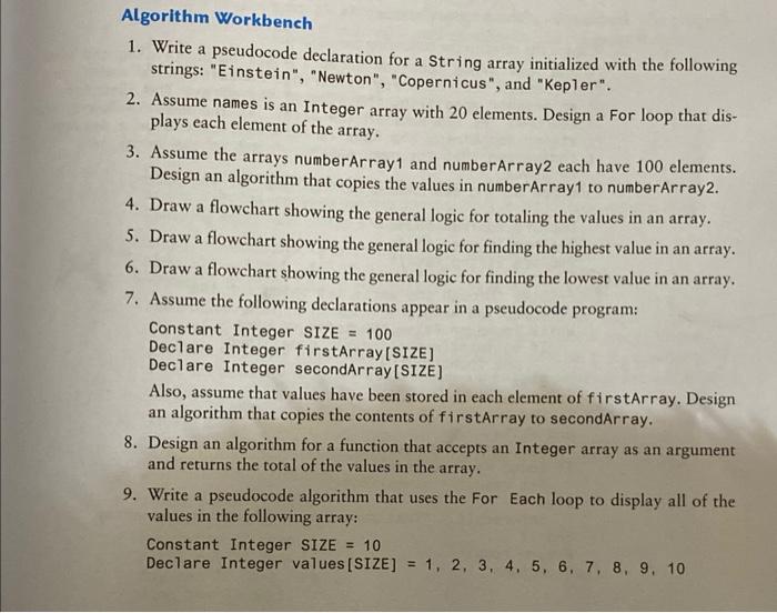 Solved 1- Use the following string