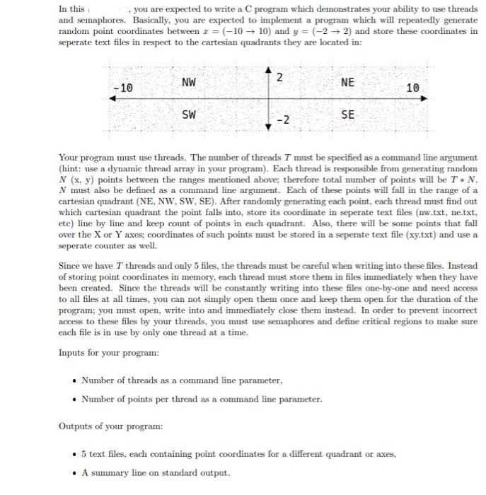 Solved In this you are expected to write a C program which | Chegg.com
