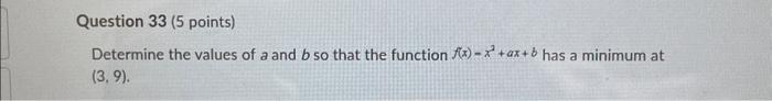 Solved Determine The Values Of \\( A \\) And \\( B \\) So | Chegg.com