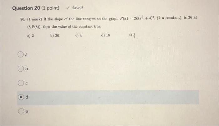 Solved Question 19 (1 Point) 19. (1 Mark) At The Beginning | Chegg.com