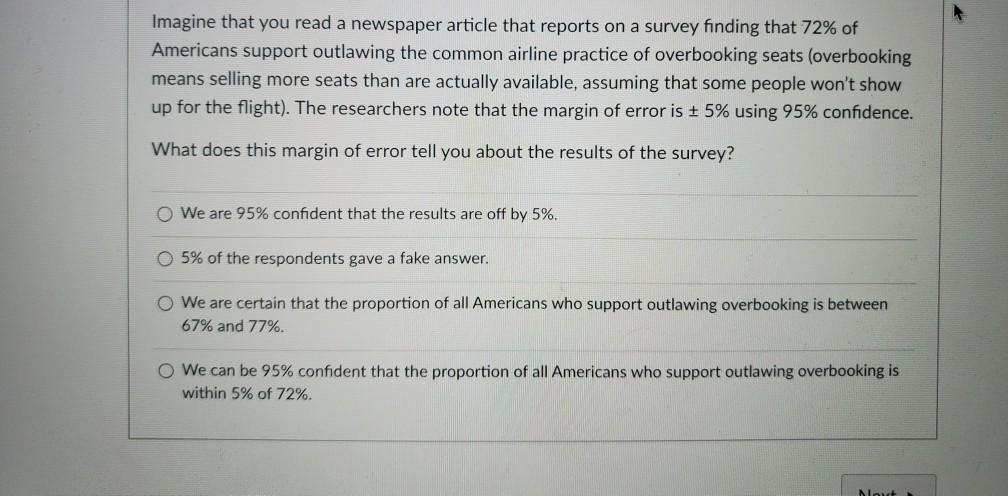 Question 4: When you read a news item, either because you looked for it