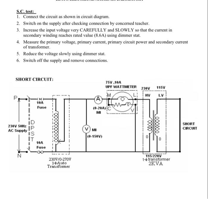 solved-experiment-1-open-circuit-short-circuit-test-on-a-chegg