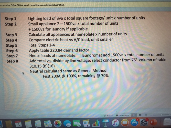 Optional Method Of Calculation For Multi Family Chegg