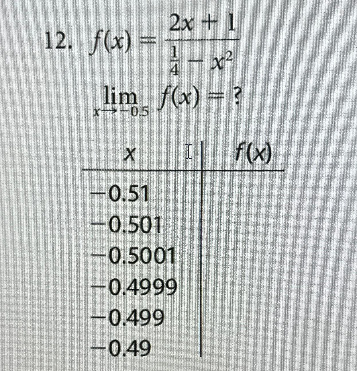 solved-f-x-2x-114-x2limx-0-5f-x-table-x-f-x-chegg