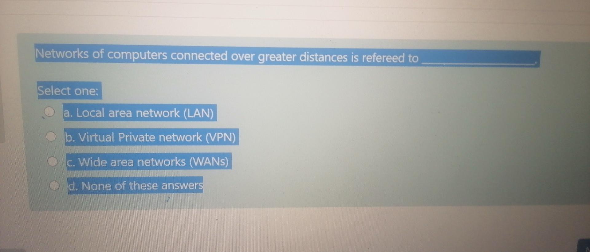 Solved Networks of computers connected over greater | Chegg.com
