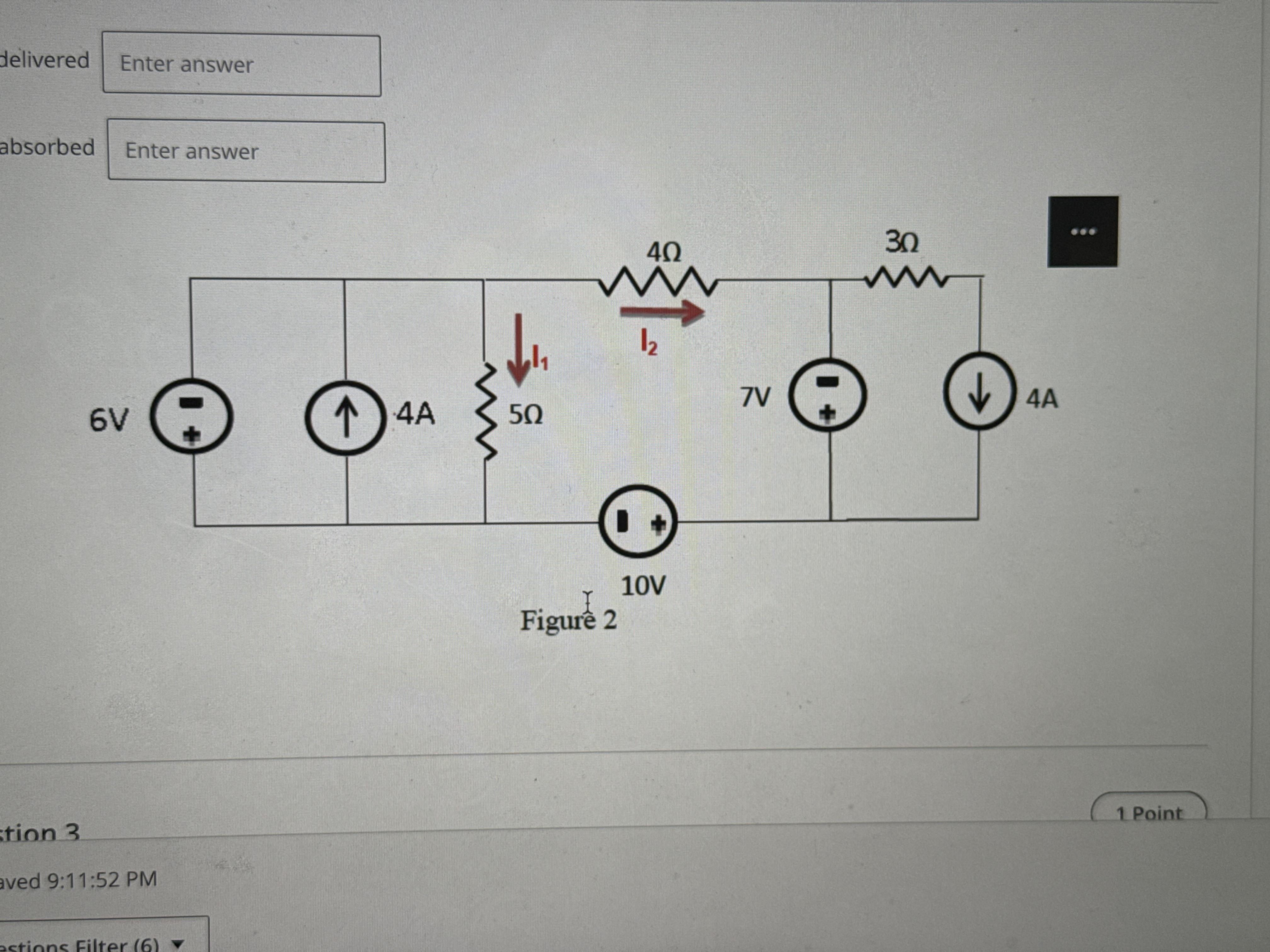 Solved Find I1 ﻿and I2 ﻿in the circuit shown in Figure 2 | Chegg.com