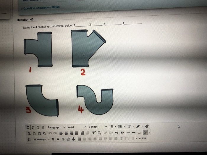 Solved Question Completion Status: Question 46 Name the 4 | Chegg.com