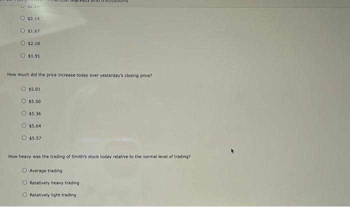 Solved Smith Enterprises Recently Was Profiled On A Chegg