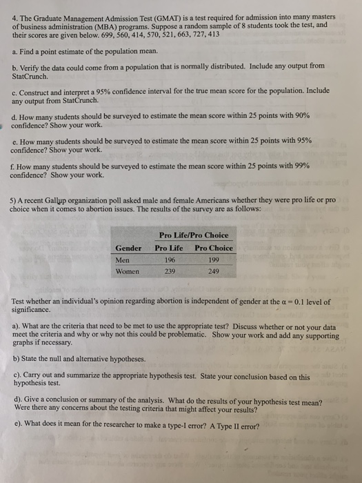 Formal GMAT Test