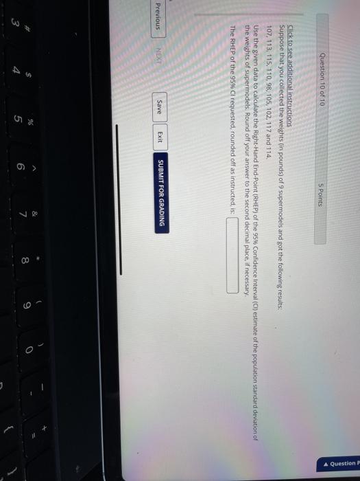 Solved A Question Question 10 of 10 5 Points Click to see | Chegg.com