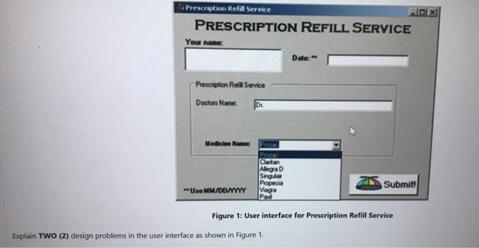 Prescription refill service