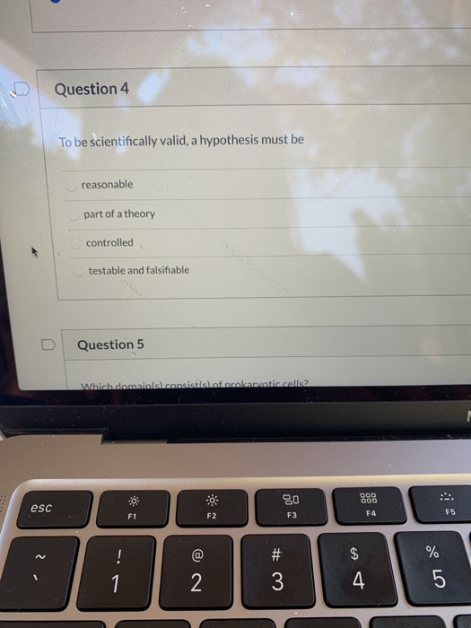 valid hypothesis must be testable and falsifiable