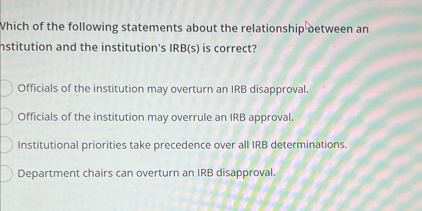 Solved Vhich of the following statements about the