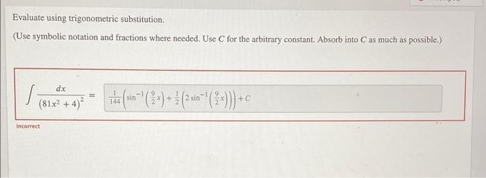 Solved Evaluate the integral by completing the square and | Chegg.com