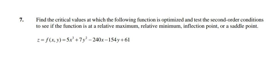 Solved Find the critical values at which the following | Chegg.com