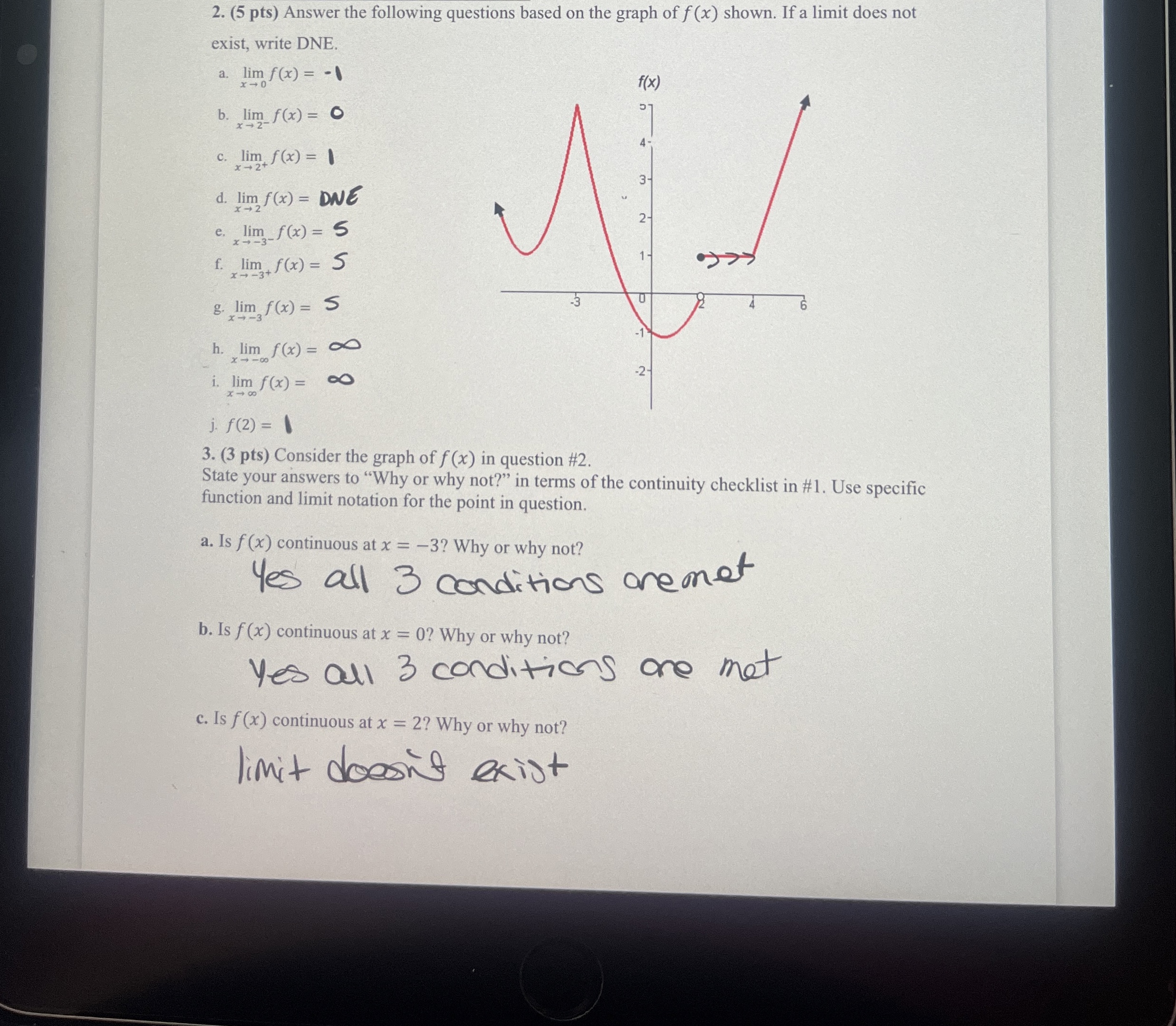Solved Can someone please double check my business calculas | Chegg.com