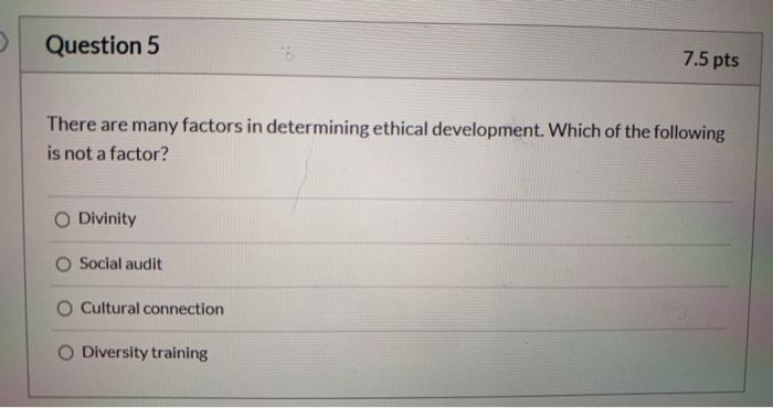 Solved Question 1 7.5 pts Which of the following is not | Chegg.com