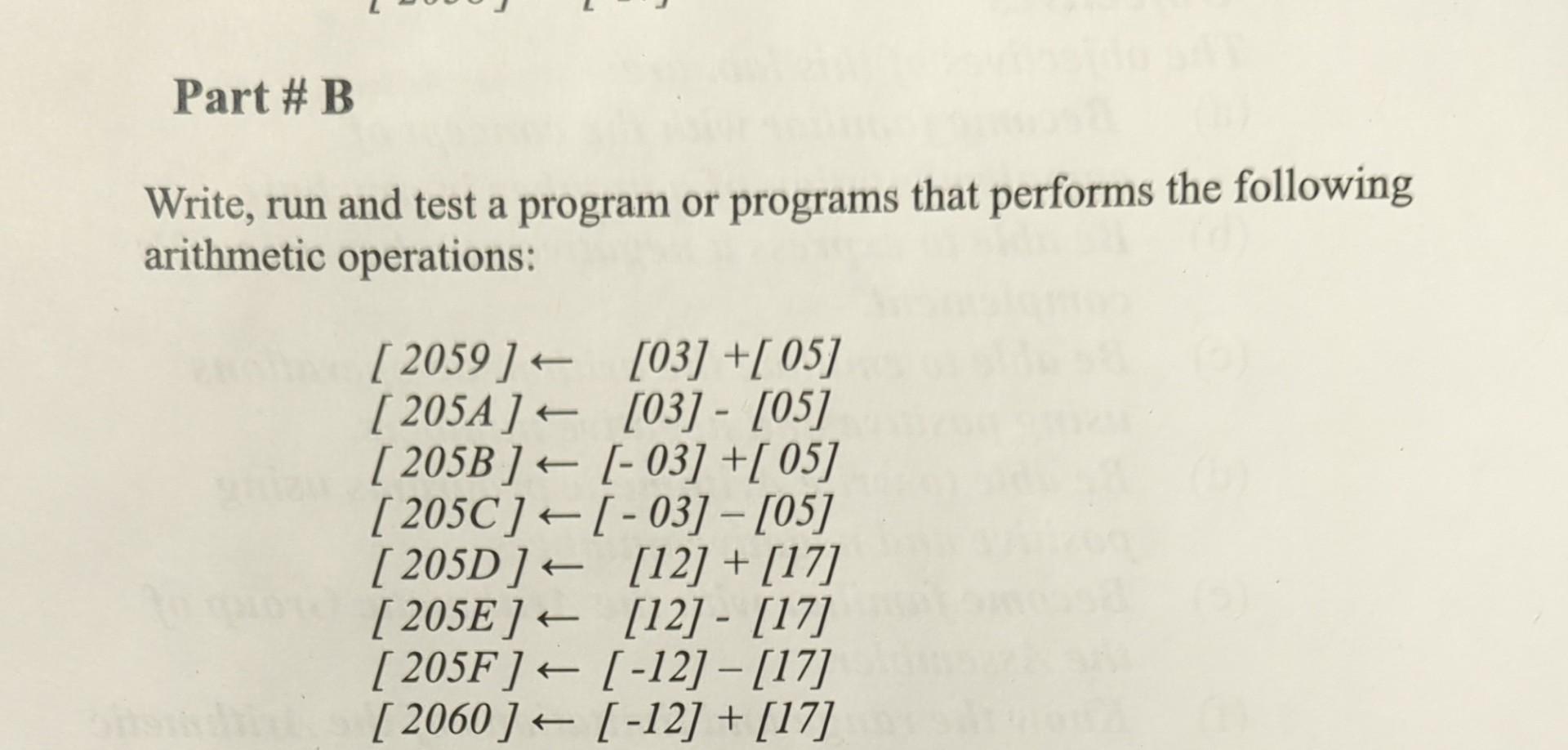 Solved Write, run and test a program or programs that | Chegg.com