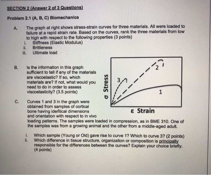 Solved SECTION 2 (Answer 2 of 3 Questions) Problem 2.1 (A, | Chegg.com