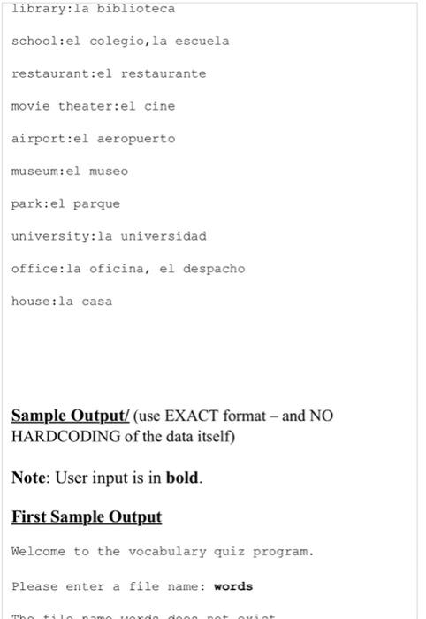 Solved Project Objectives • Use a dictionary to store data | Chegg.com