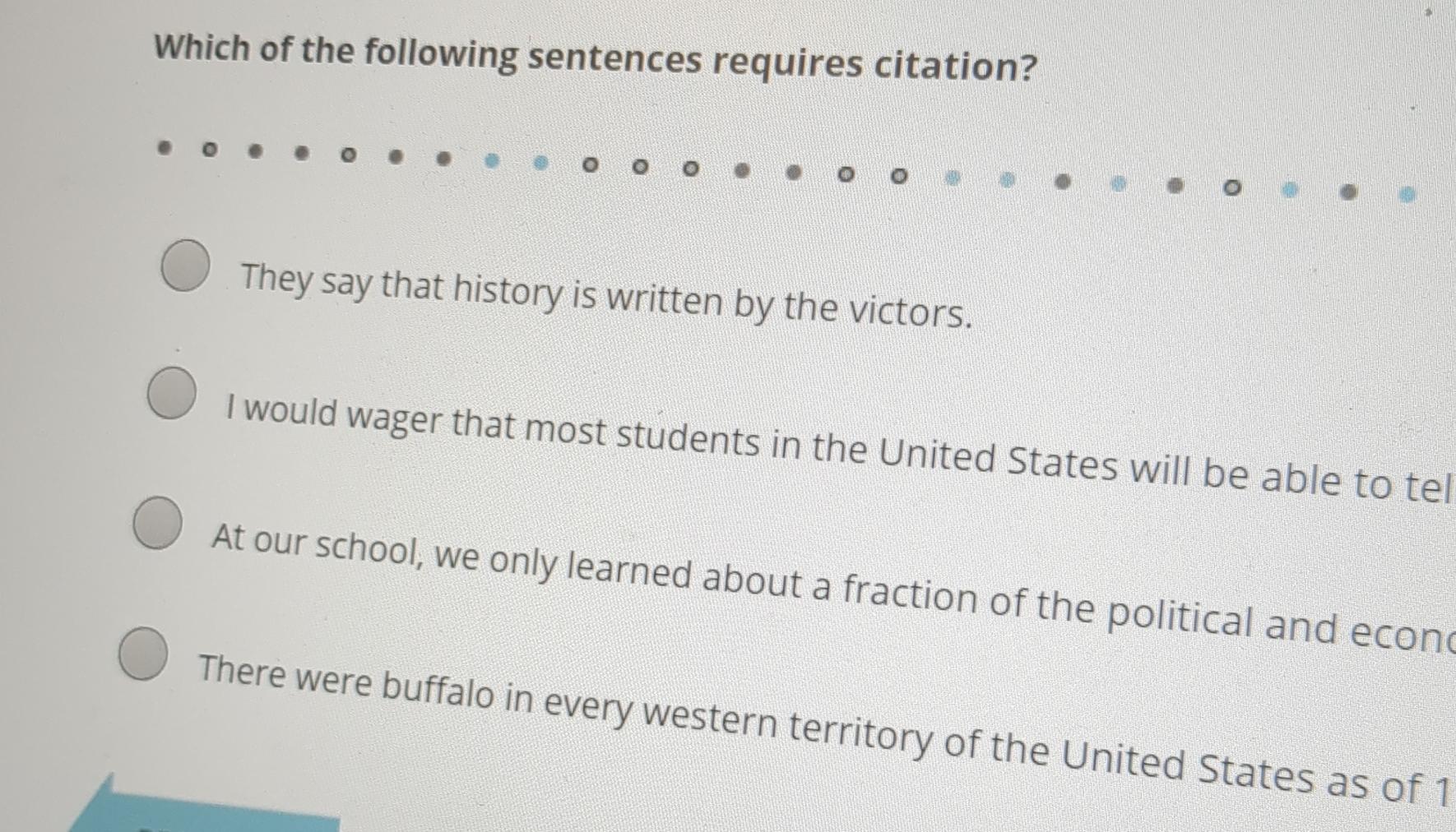 Solved Which of the following sentences requires Chegg com