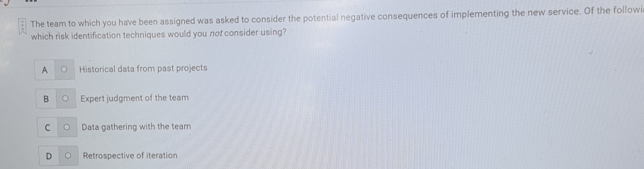 Solved The team to which you have been assigned was asked to | Chegg.com