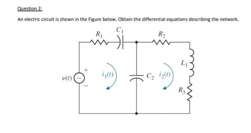 Solved An electric circuit is shown in the Figure below. | Chegg.com