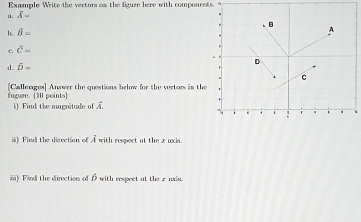 Solved PHYS2113: General Physics I - WS-M2: Components of | Chegg.com