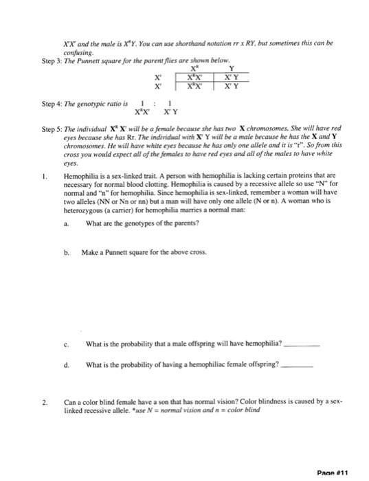 Solved Genetics Worksheet Part 1 Introduction: 1. Describe | Chegg.com