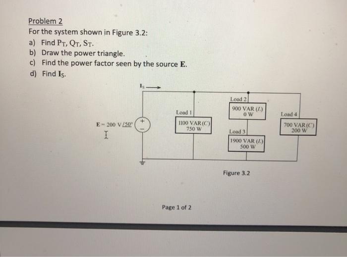 Solved Problem 2 For the system shown in Figure 3.2: a) Find | Chegg.com