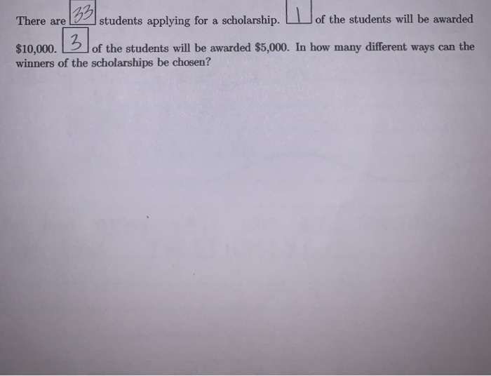 Solved There Are Students Applying For A Scholarship Of The Chegg Solved There Are Students Applying For A Scholarship Of The Chegg