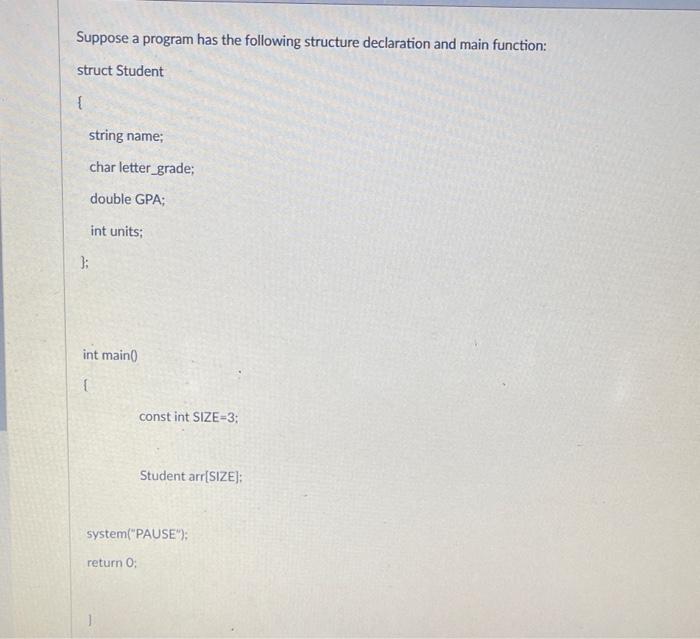 Solved Suppose a program has the following structure | Chegg.com